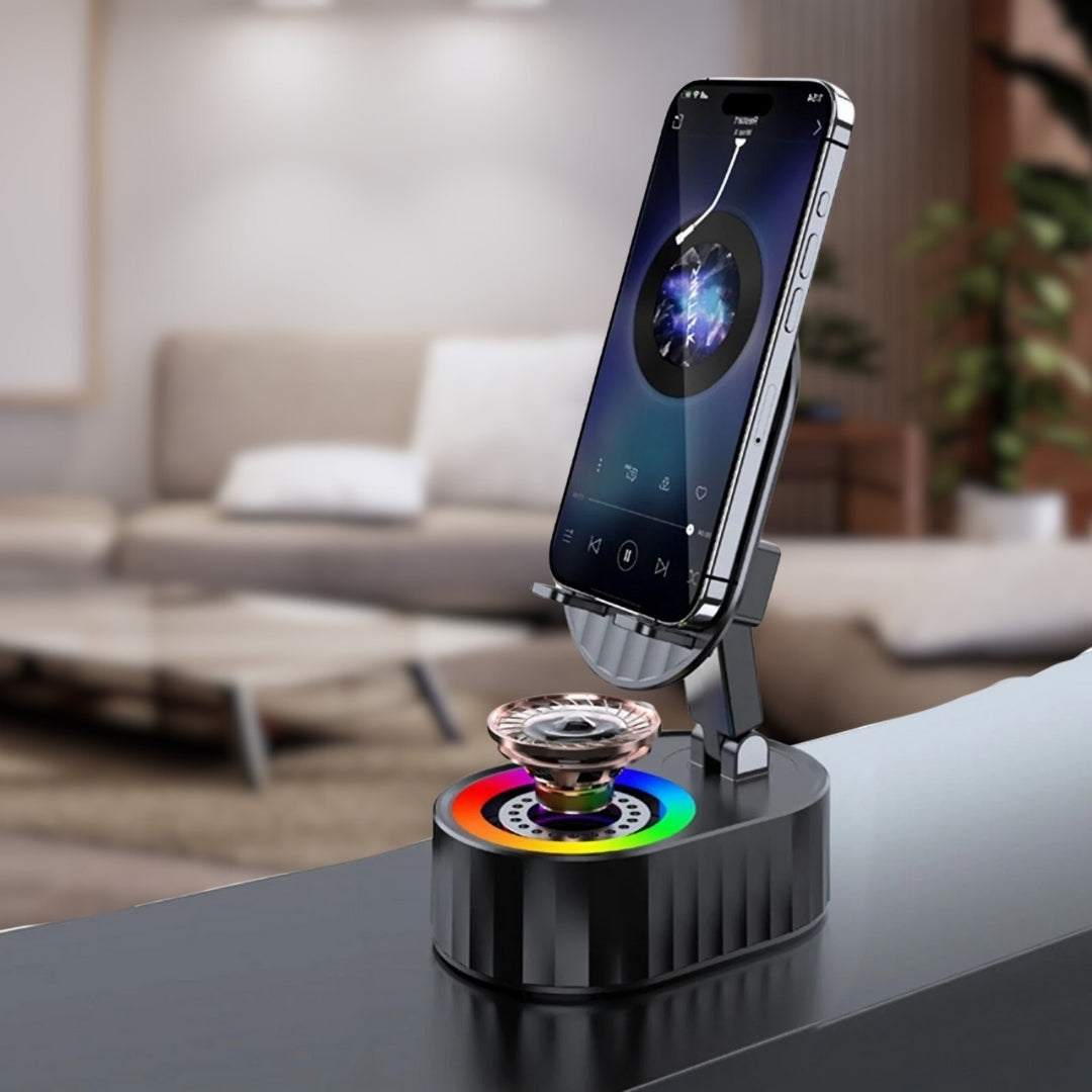 The Ultimate 2-in-1: Phone Holder & Bluetooth Speaker