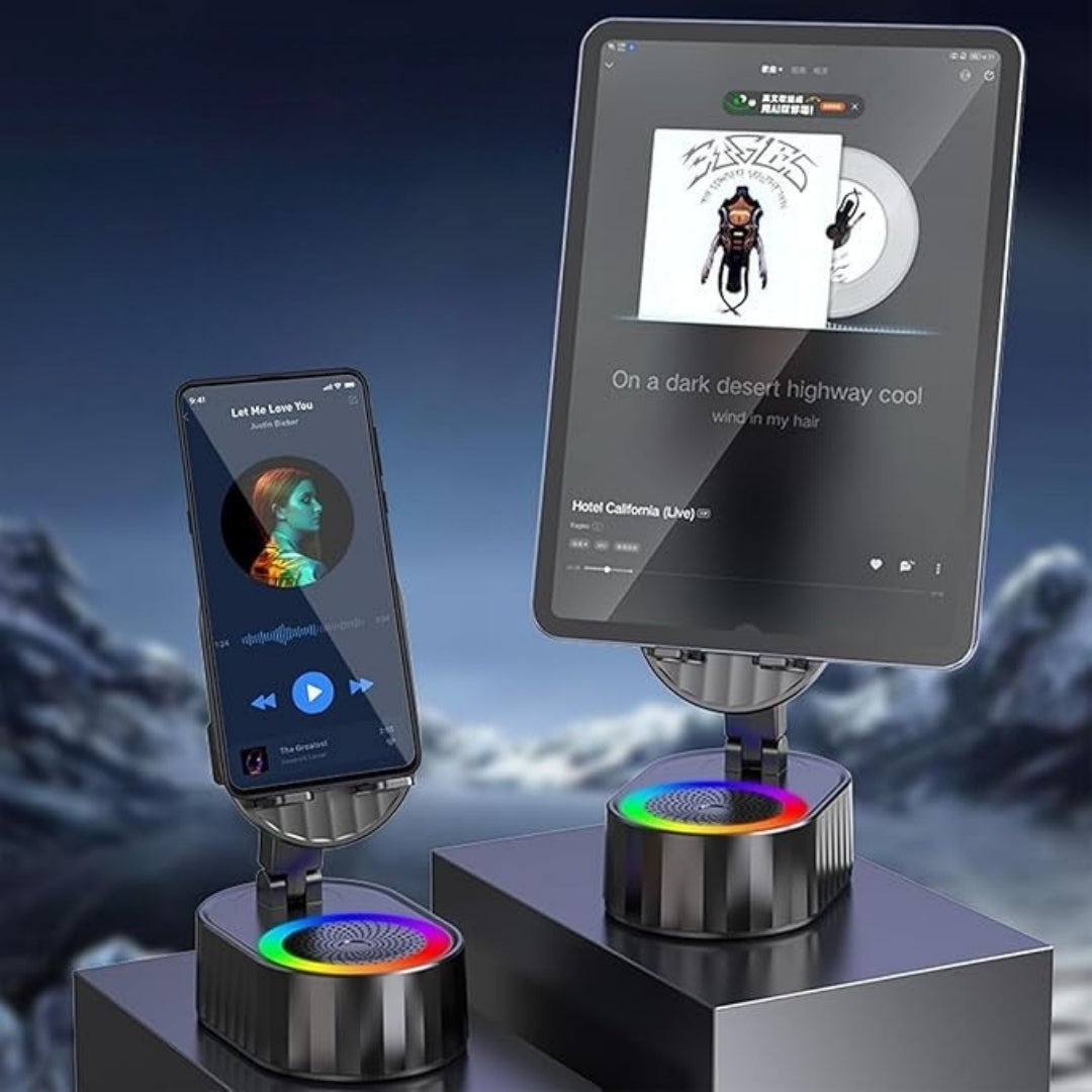 The Ultimate 2-in-1: Phone Holder & Bluetooth Speaker