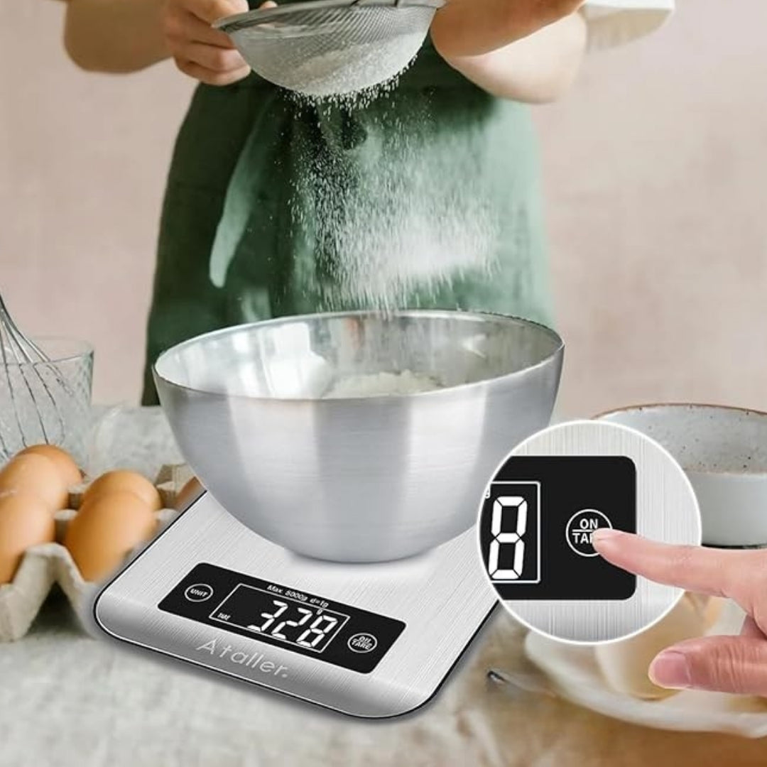 Ataller Smart Kitchen Scale – Bluetooth Enabled with Nutritional Insights