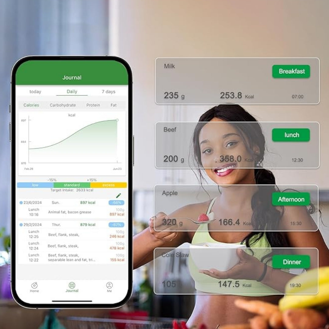 Ataller Smart Kitchen Scale – Bluetooth Enabled with Nutritional Insights