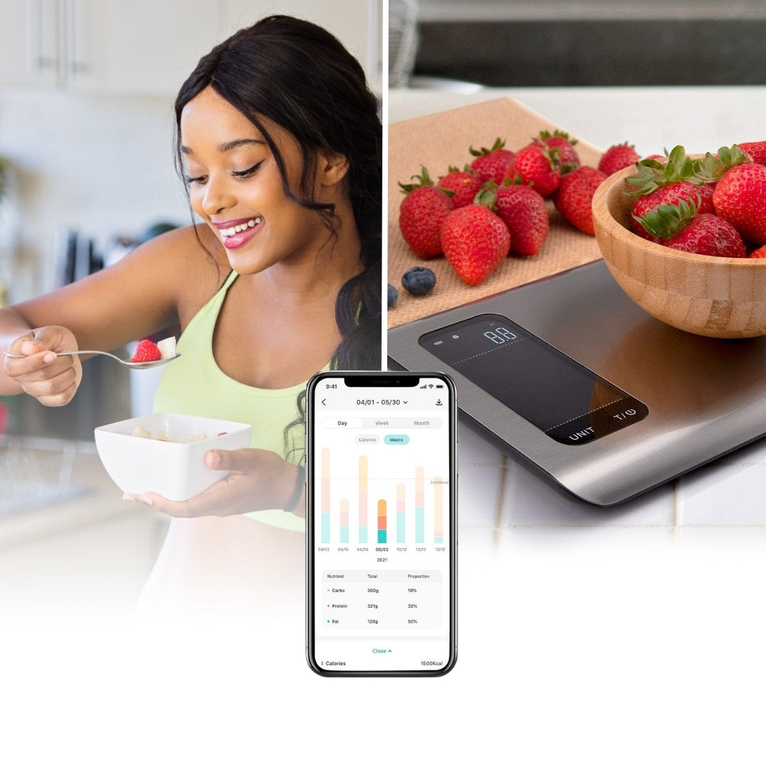 Stainless Steel Digital Nutrition Scale for Healthier Habits