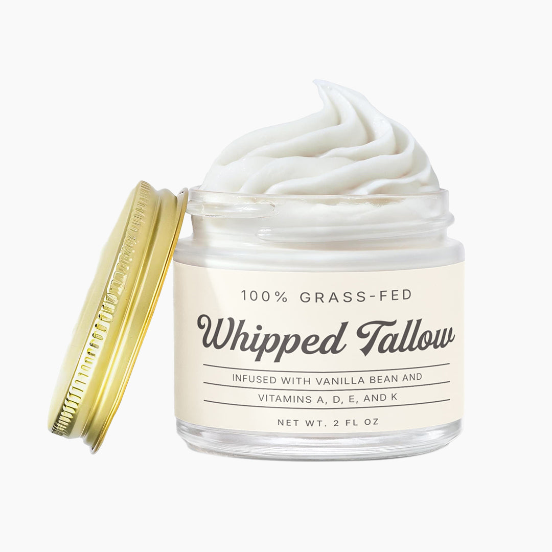 Whipped Grass-Fed Tallow Balm with Vanilla Bean