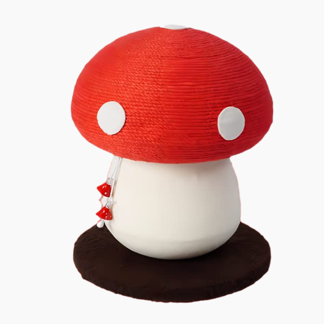 Enchanted Mushroom Cat Scratcher