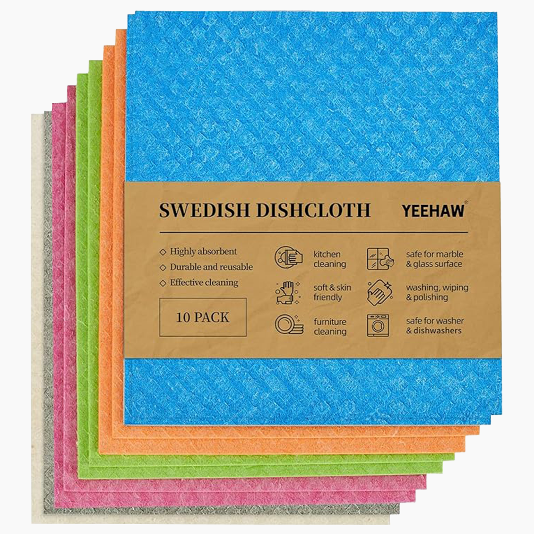 Swedish Dishcloths – Eco-Friendly Reusable Cleaning Cloths