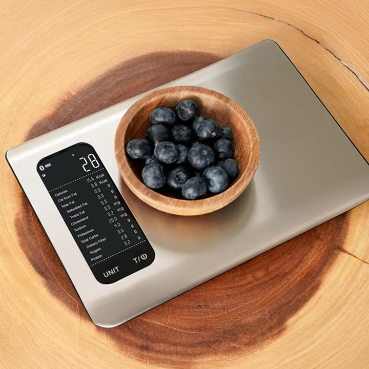 Smart Digital Nutrition Scale – Measure in Oz, Grams & ML