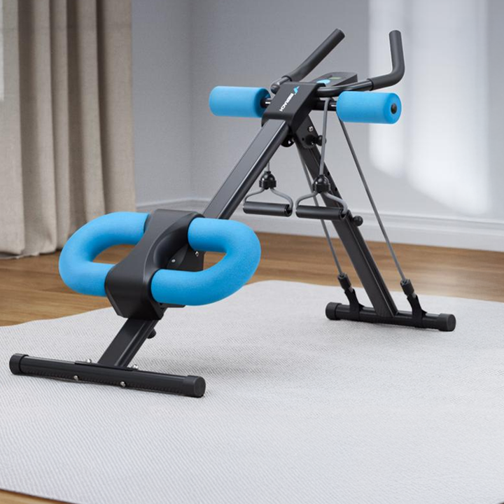 MERACH Adjustable Ab Trainer – Foldable Core Exercise Machine with Knee Protection