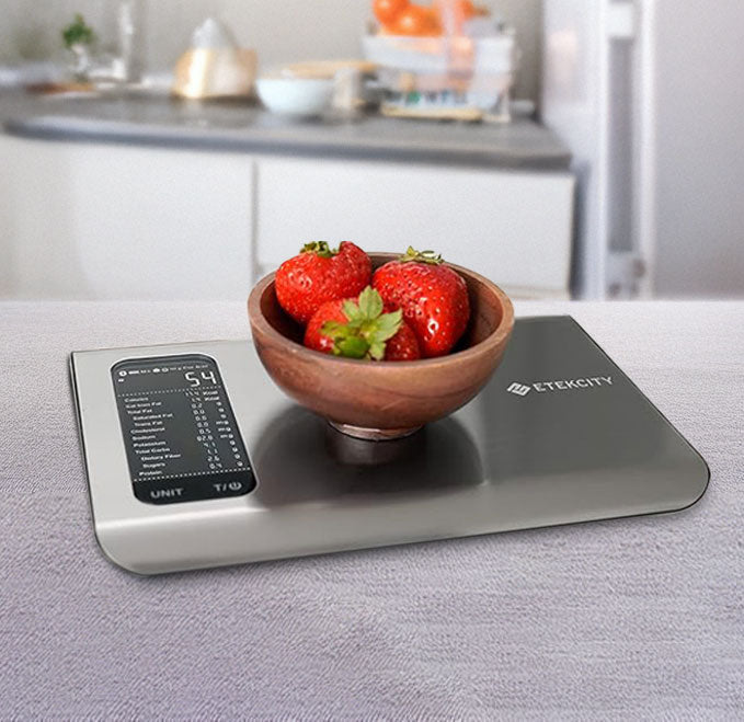 Smart Digital Nutrition Scale – Measure in Oz, Grams & ML