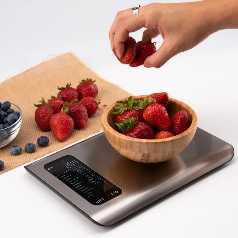 Smart Digital Nutrition Scale – Measure in Oz, Grams & ML