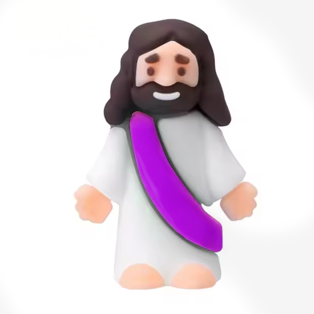Easter Jesus Toys – 24 Mini Figurines for Crafts, Decor & Gifting