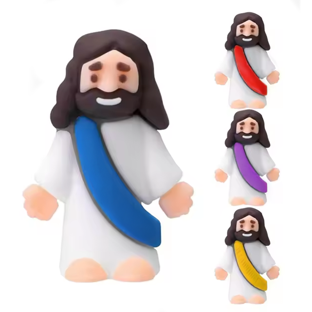 Easter Jesus Toys – 24 Mini Figurines for Crafts, Decor & Gifting