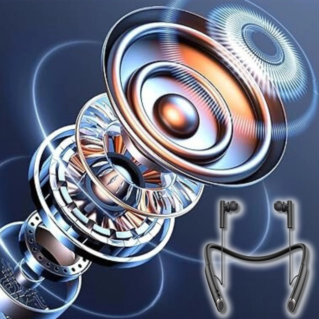 AudialPrime Smart Neckband Hearing Aid with Bluetooth & 4 Sound Modes