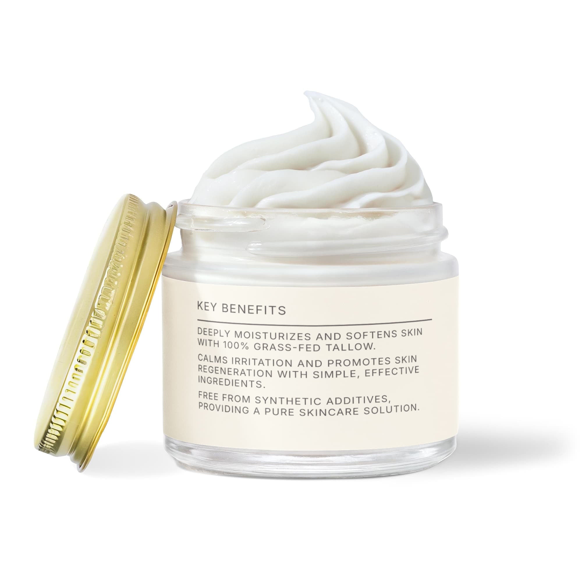 Whipped Grass-Fed Tallow Balm with Vanilla Bean